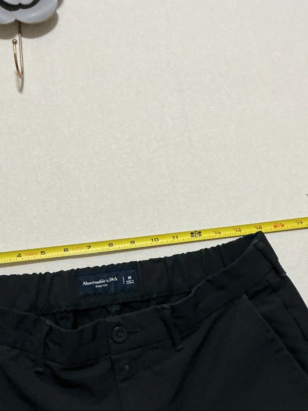 Abercrombie & Fitch Black Flat-Front Men’s Shorts